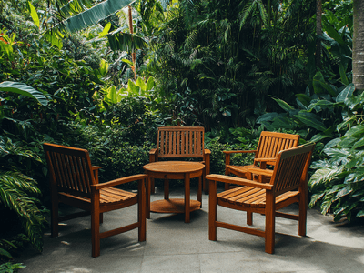 Wooden garden furniture: Natural elegance for the outdoors