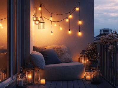 Lighting for Balcony and Terrace: Atmospheric Light for Mild Evenings
