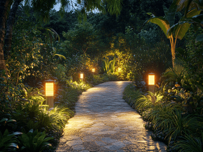 Lighting for Garden Paths: Functionality and Atmosphere