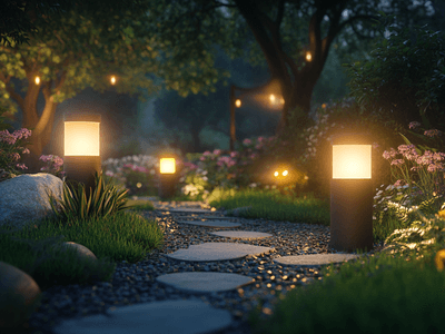 Garden lighting: Combining atmosphere and safety